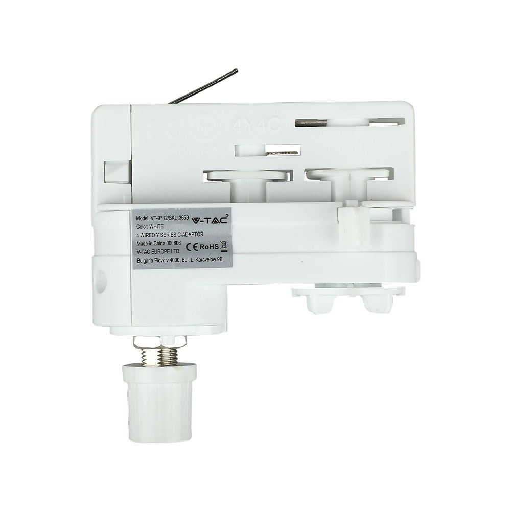 V-TAC 3659 - 4 WIRED Y SERIES C-ADAPTOR-WHITE