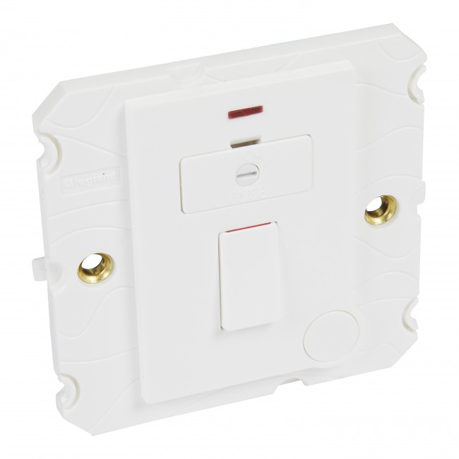 Legrand Arteor 13A Switched Fused Connection Unit + Neon [White]