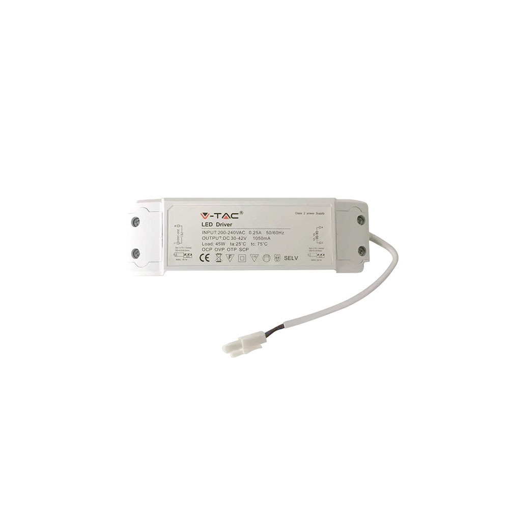 V-TAC 6019 - 45W DIMMABLE DRIVER FOR PANEL