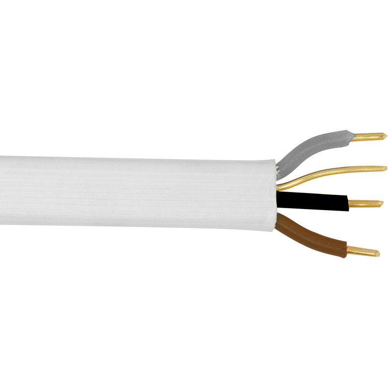 Flat LSF Twin & Earth Cable 3-Core 1.5mm²