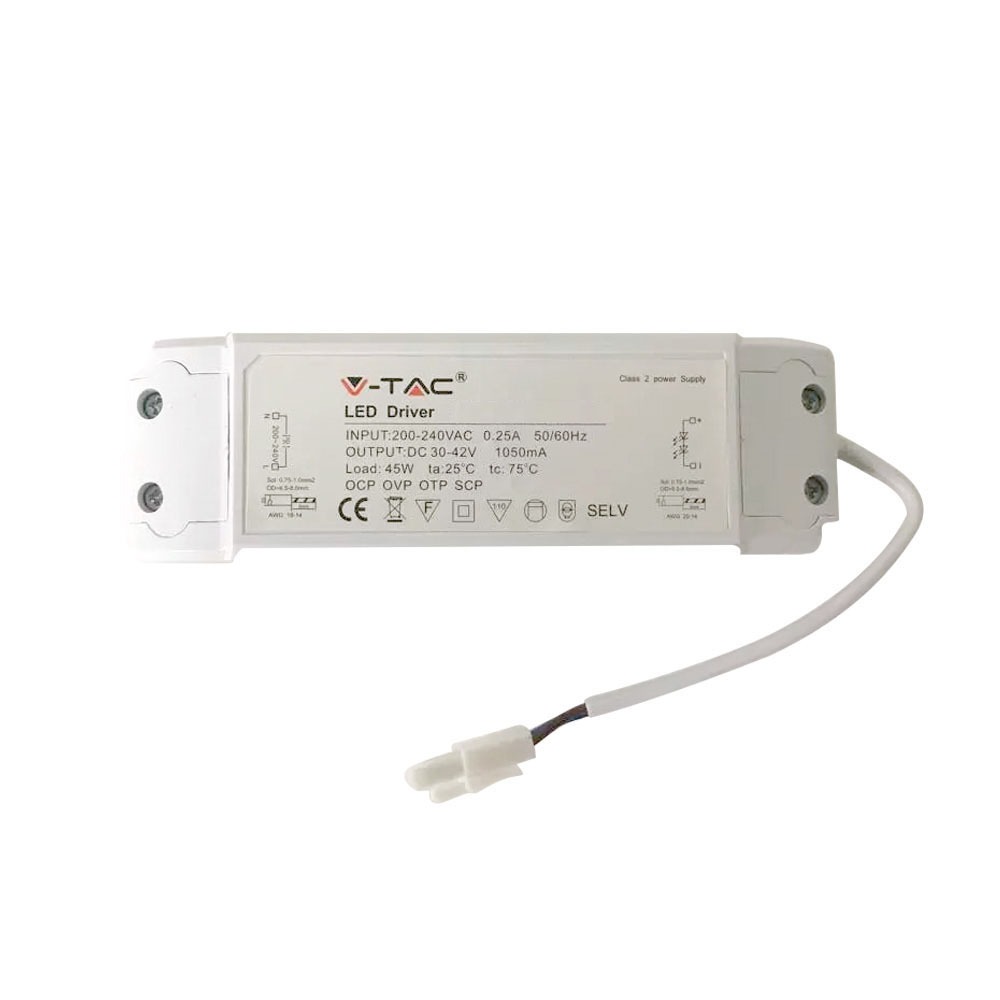 V-TAC 6427 - 45W NON DIMMABLE DRIVER FOR LED HIGH LUMEN PANEL-5YRS WTY