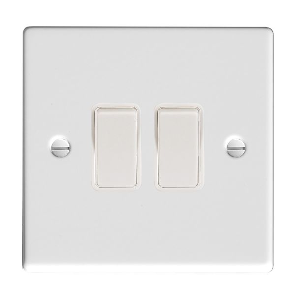 Hamln 70R22WH-W Rocker Switch 2G 10A