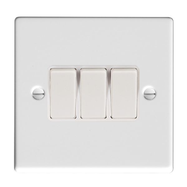 Hamln 70R23WH-W Rocker Switch 3G 10A