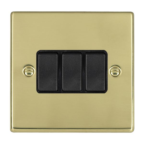 Hamln 71R23BL-B Rocker Switch 3G 10A