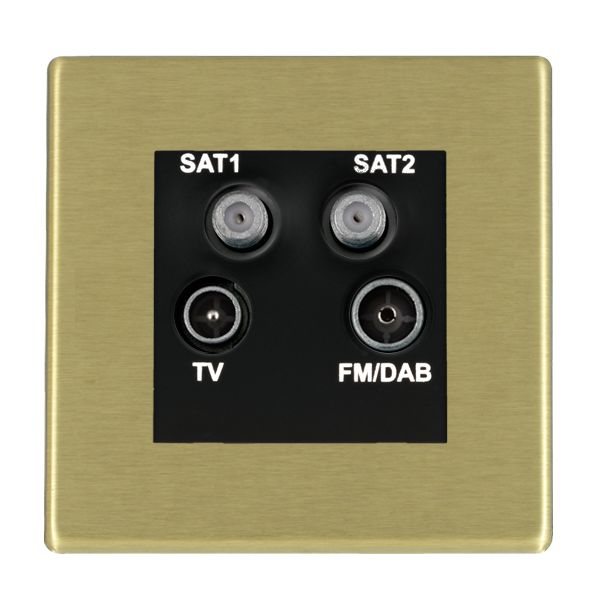 Hamln 72CDENTB TV/Satel/FM Socket