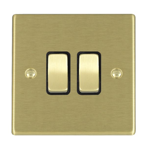 Hamln 72R22SB-B Rocker Switch 2G 10A