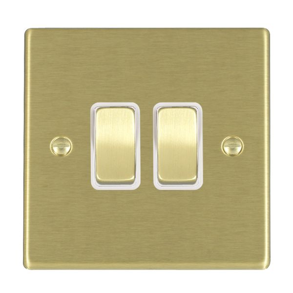 Hamln 72R22SB-W Rocker Switch 2G 10A