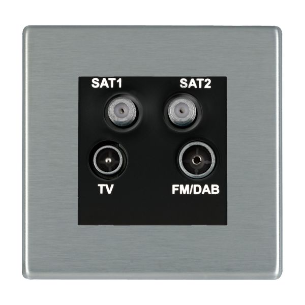 Hamln 74CDENTB TV/Satel/FM Socket