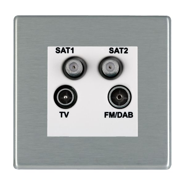 Hamln 74CDENTW TV/Satel/FM Socket