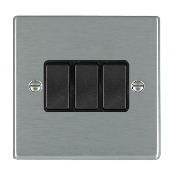 Hamln 74R23BL-B Rocker Switch 3G 10A