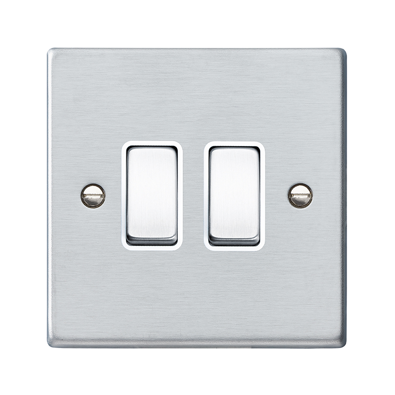 Hamln 76R22SC-W Rocker Switch 2G 10A