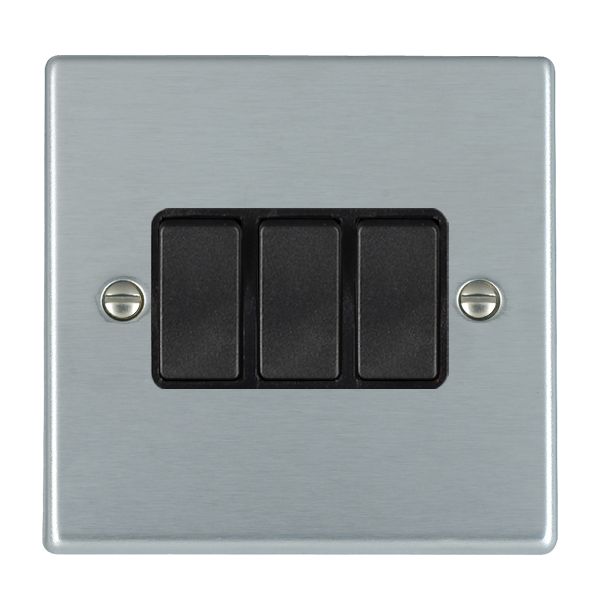 Hamln 76R23BL-B Rocker Switch 3G 10A