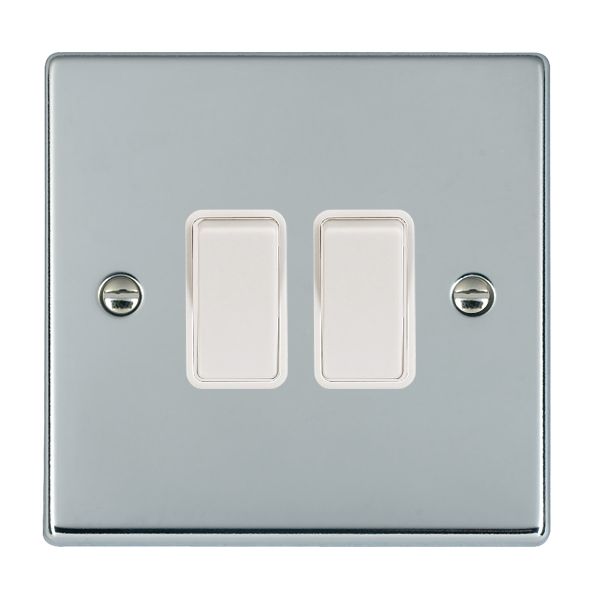 Hamln 77R22WH-W Rocker Switch 2G 10A