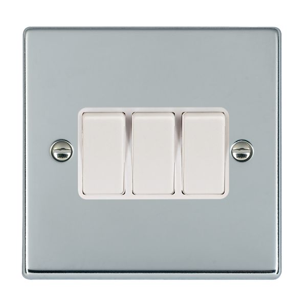 Hamln 77R23WH-W Rocker Switch 3G 10A