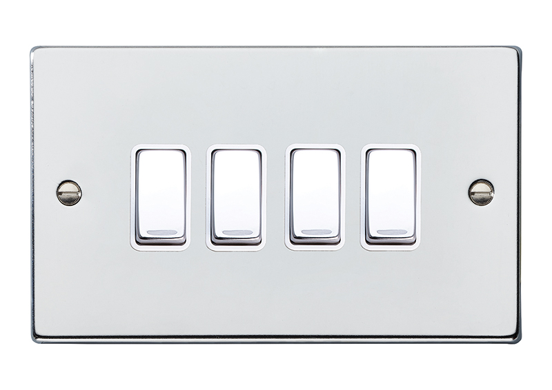 Hamln 77R24BC-W Rocker Switch 4G 10A