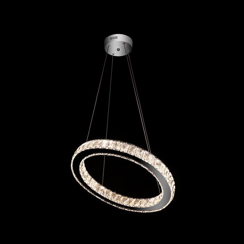 Single Ring Pendant Remote Colour Changing LED Chandelier
