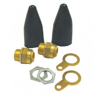 Brass Armoured Industrial Gland Pack 20mm Small [PK2]