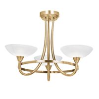 Endon CAGNEY-3AB Ceiling Light G9 3x33W
