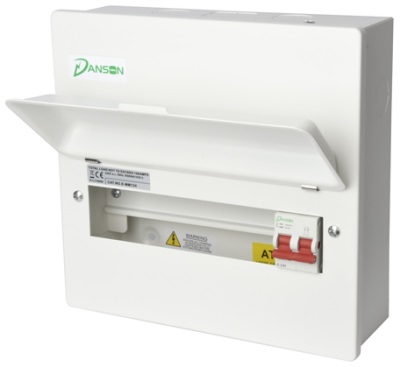 Danson Consumer Unit with Switch Disconnector - 8 Module, 100A Main Switch [6 RCBOs]