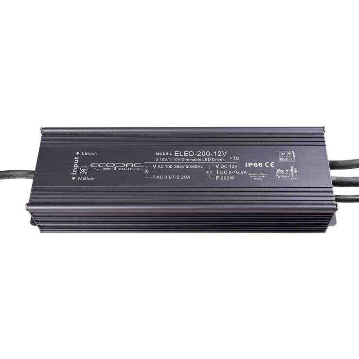 0-10V Dimmable Constant Voltage LED Drivers 200W