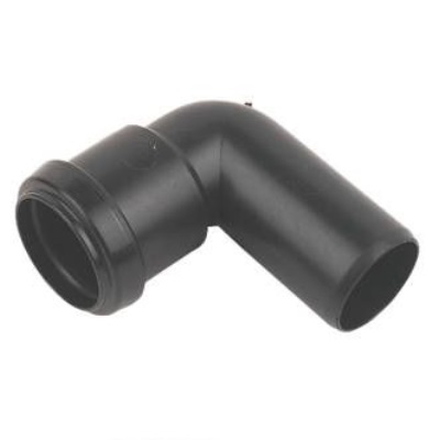 40mm PushFit Wastewater 90Â° Swivel Bend- Black