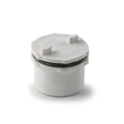 32mm PushFit Wastewater Internal Screwed Access Plug- White