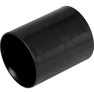 40mm PVC Wastewater  Straight Coupling - Black