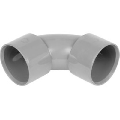 32mm PVC Wastewater  92Â½Â° Swept Bend - Grey