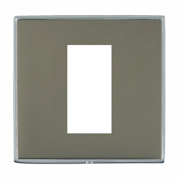Hamln LDEURO1BC-BK Single Frontplate