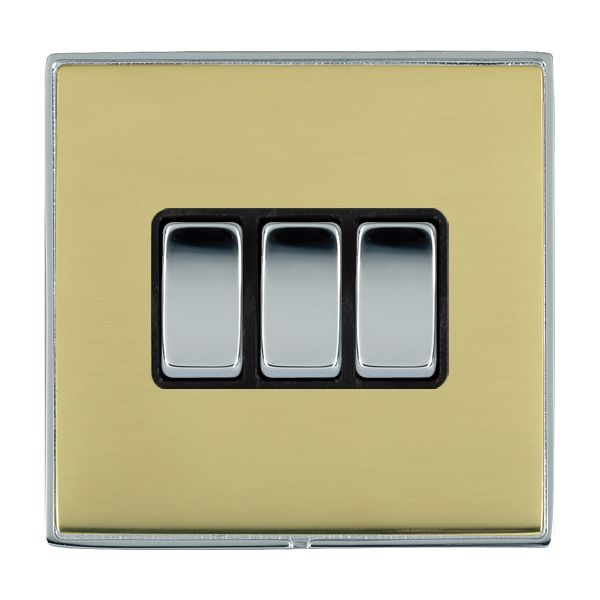 Hamln LDR23BC-PBB Rocker Switch 3G 10A