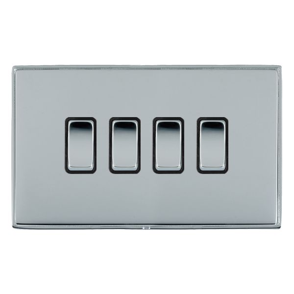 Hamln LDR242BC-BSB Rocker Switch 4G 20A