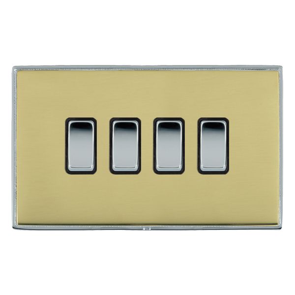 Hamln LDR242BC-PBB Rocker Switch 4G 20A