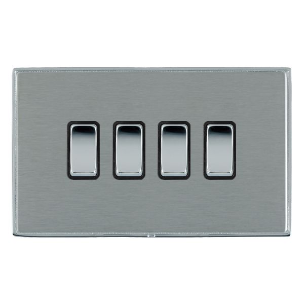 Hamln LDR242BC-SSB Rocker Switch 4G 20A