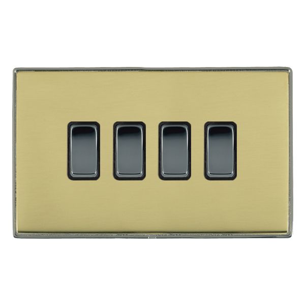 Hamln LDR242BK-PBB Rocker Switch 4G 20A