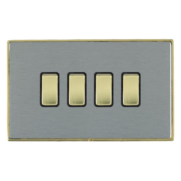 Hamln LDR242PB-SSB Rocker Switch 4G 20A