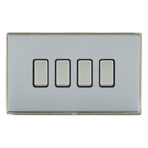 Hamln LDR242SN-BSB Rocker Switch 4G 20A