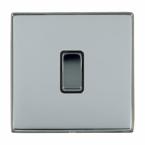 Hamln LDR312BK-BSB Rocker Switch 1G 20A