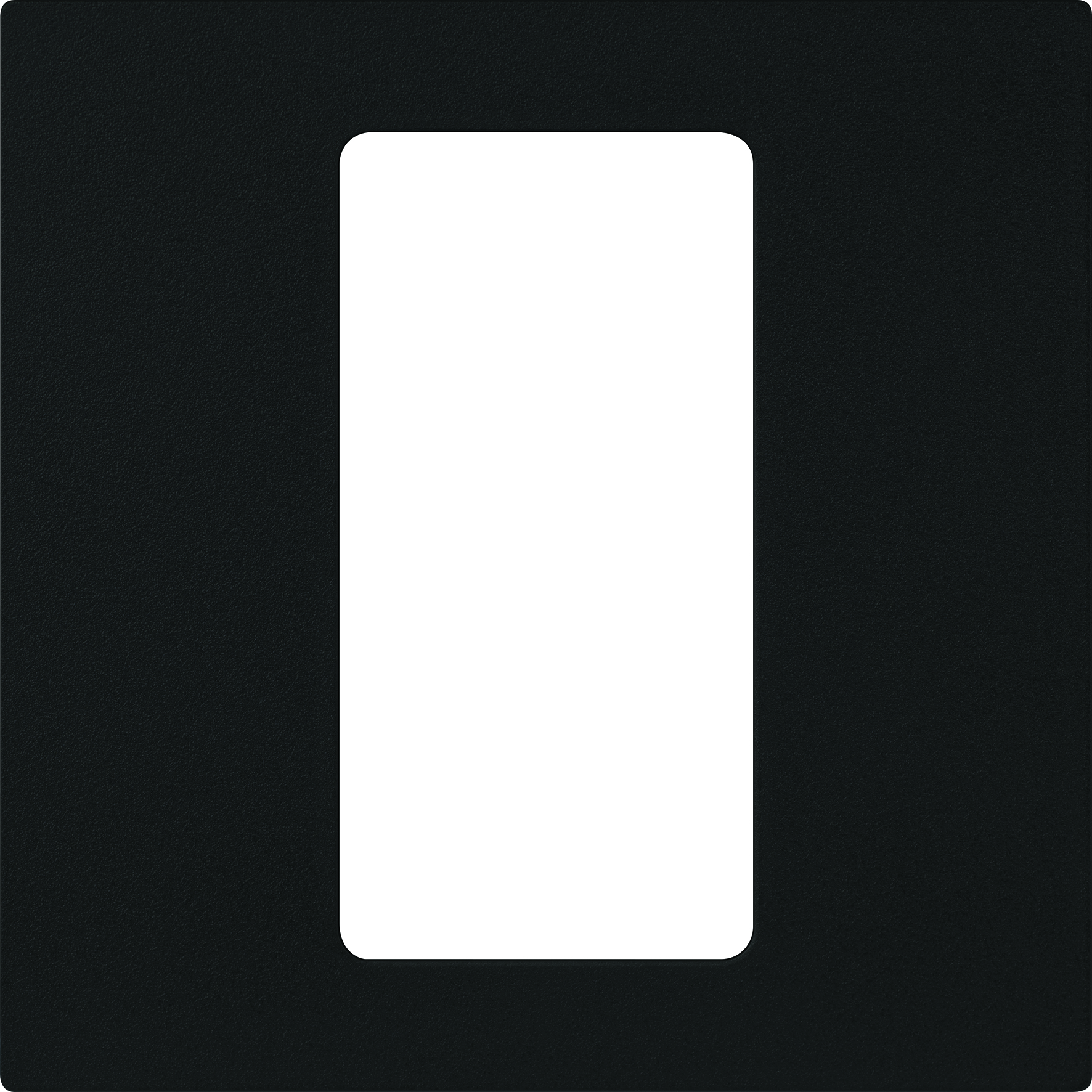 Lutron Pico 1-Column Faceplate (Black)
