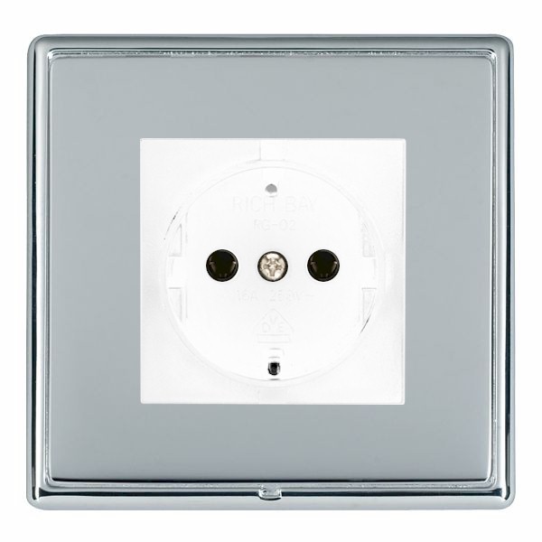 Hamln LRX6126BC-BSW Unswitched Socket 1G