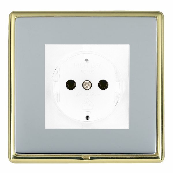 Hamln LRX6126PB-BSW Unswitched Socket 1G