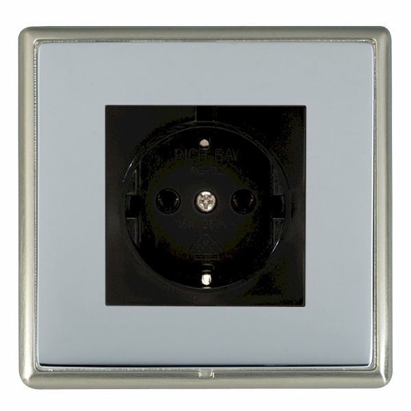 Hamln LRX6126SN-BSB Unswitched Socket 1G