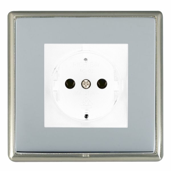 Hamln LRX6126SN-BSW Unswitched Socket 1G
