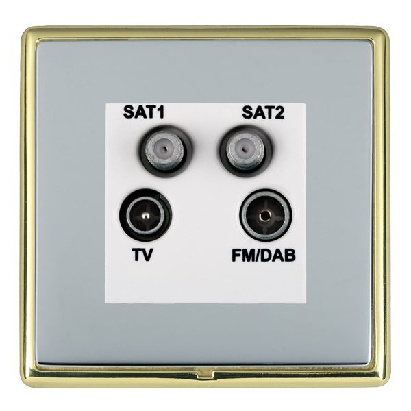 Hamln LRXDENTPB-BSW TV/Satel/FM Socket