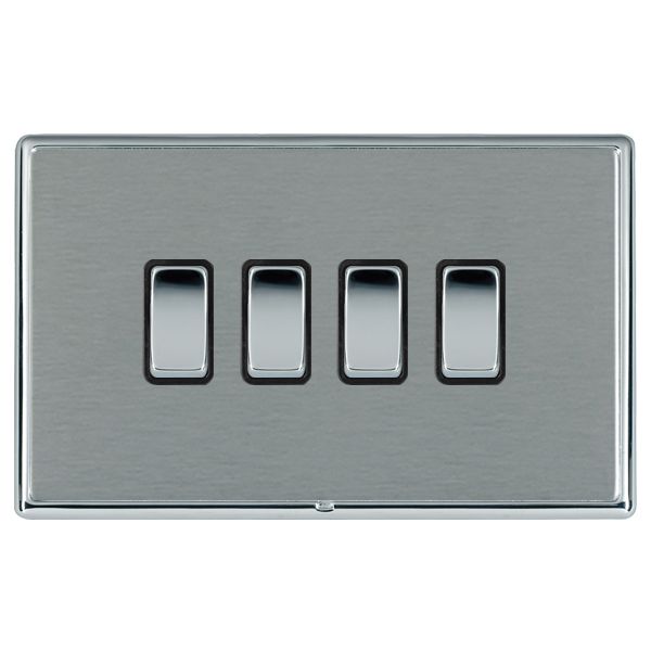 Hamln LRXR242BC-SSB Rocker Switch 4G 20A