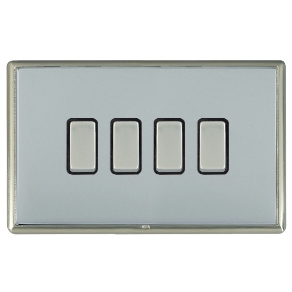 Hamln LRXR242SN-BSB Rocker Switch 4G 20A