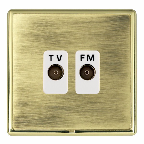Hamln LRXTVFMPB-ABW TV/FM Coax Socket 2G