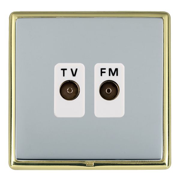 Hamln LRXTVFMPB-BSW TV/FM Coax Socket 2G