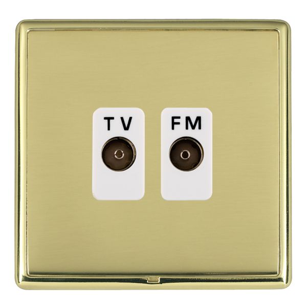 Hamln LRXTVFMPB-PBW TV/FM Coax Socket 2G