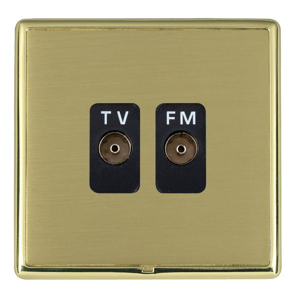 Hamln LRXTVFMPB-SBB TV/FM Coax Socket 2G