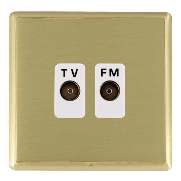 Hamln LRXTVFMSB-SBW TV/FM Coax Socket 2G